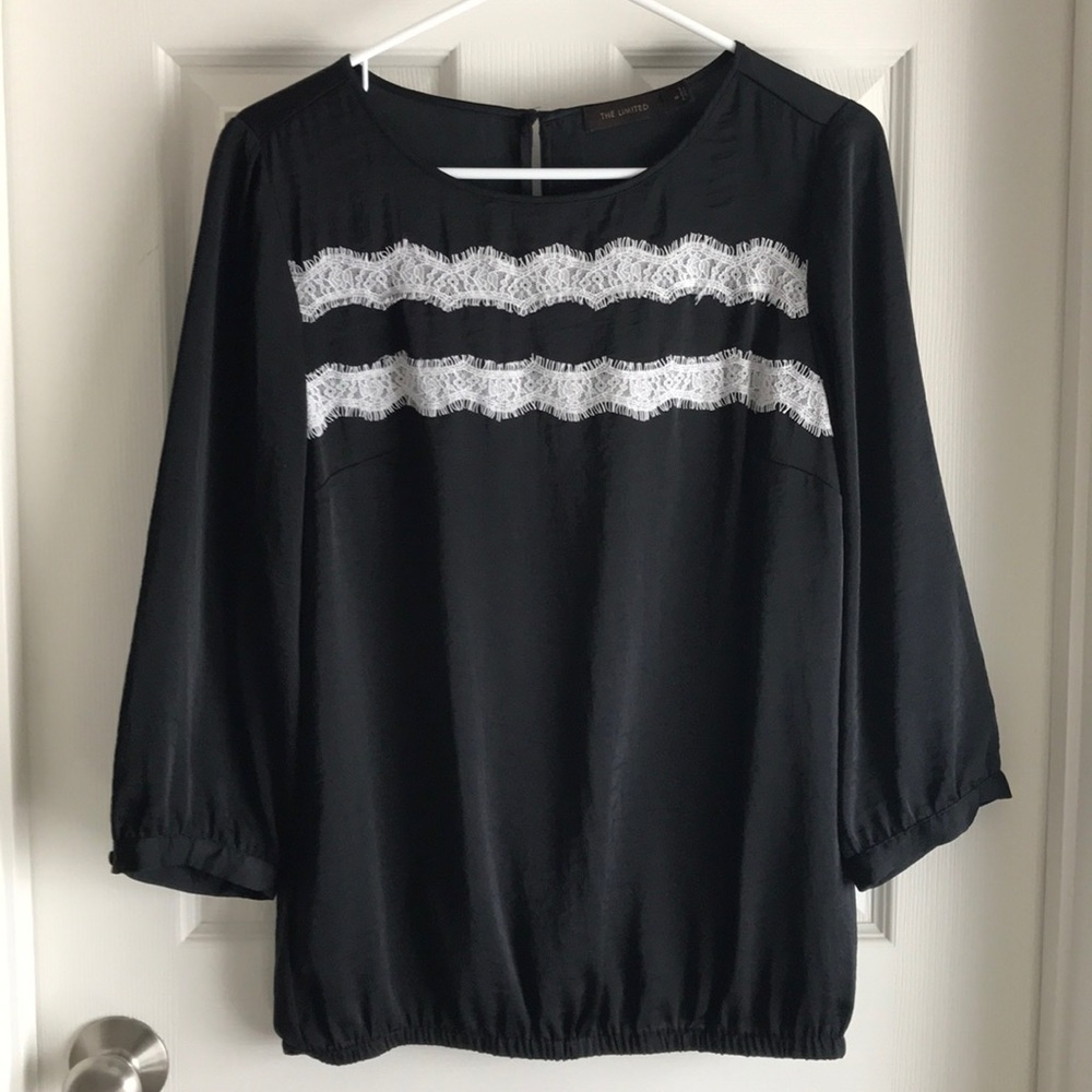 Lace detail blouse